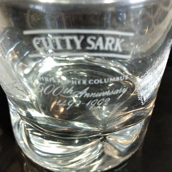 Rare Vintage 1992 Cutty Sark Columbus 500th Anniversary Rocks Glass - Picture 8 of 10